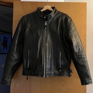 Men’s leather jacket, Size Small